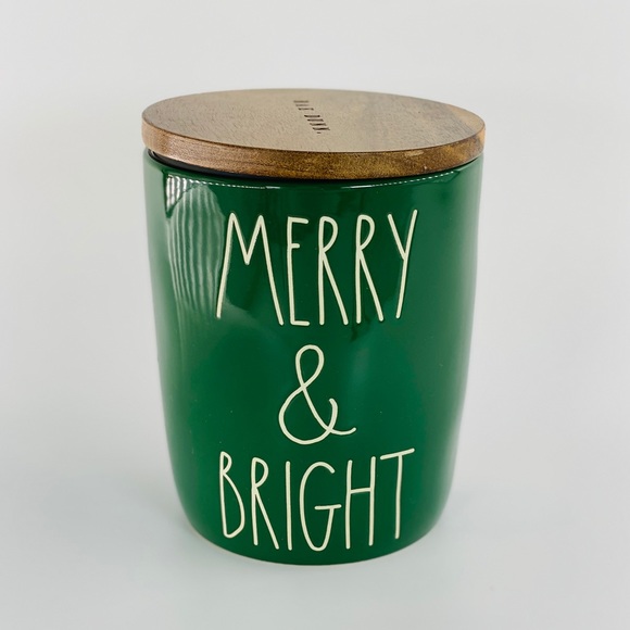 Rae Dunn Other - Rae Dunn Green Merry and Bright Container